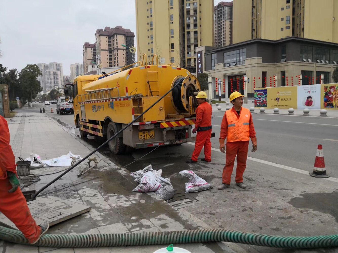 雷山排污管道清淤-管道清洗